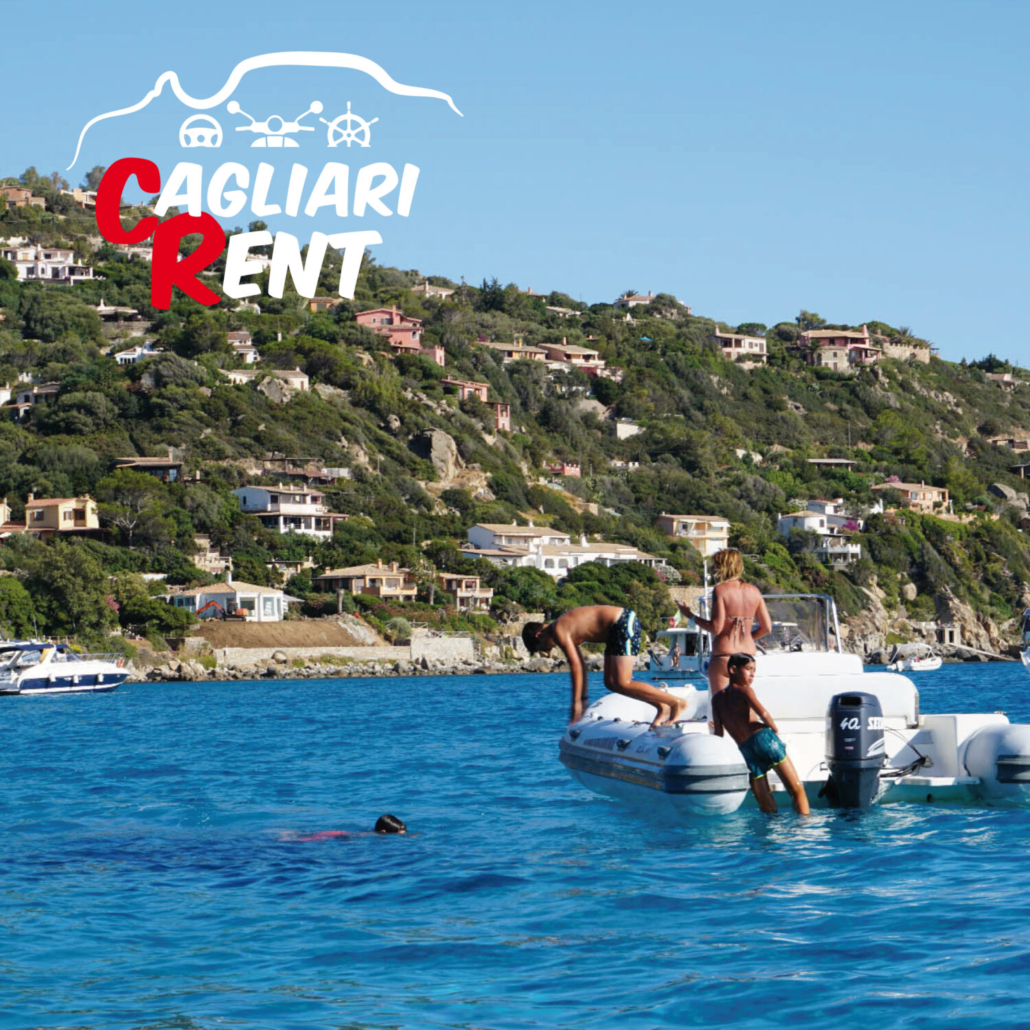 Noleggio gommoni con consegna al Calaserena Village - Geremeas | Cagliari Rent - Marina di Capitana